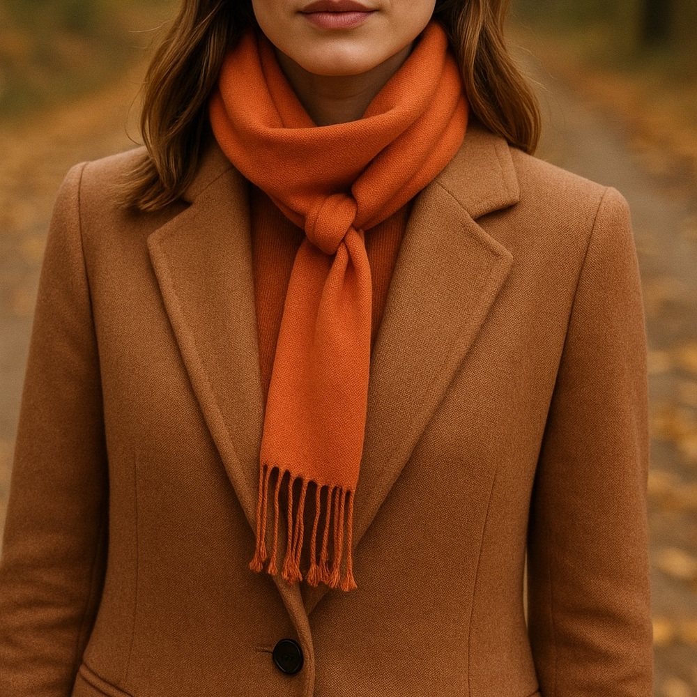 BNWT Portolano Cashmere, Silk, Merino Wool Blend Luxe Scarf